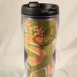 Starbucks 2004 Spanish Cart 56 Coco Hecho Carte Sabor 16 oz Travel Mug VG FstShp